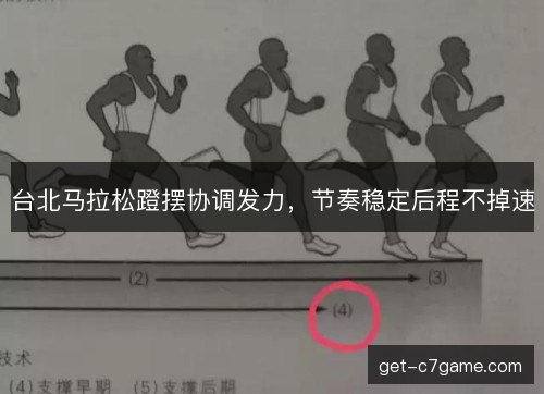 台北马拉松蹬摆协调发力，节奏稳定后程不掉速